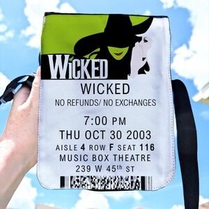 Wicked Green and Black Crossbody Bag